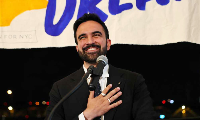 মেয়র নির্বাচনে জয়ের পর যে চ্যালেঞ্জের মুখে মামদানি